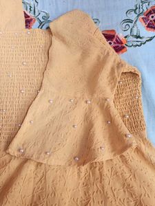 Elegant Yellow Ethnic Gown