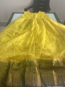 Combo Offer Yellow Checks Full Length Frock
