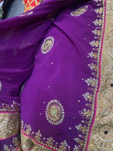 Elegant Purple Saree