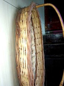 Wicker Basket with Handle