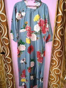 Floral Print Maxi Dress