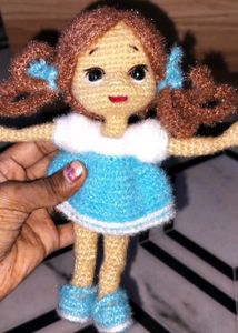 Handmade Knitted Doll