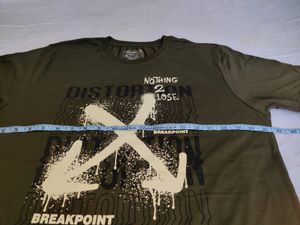 Breakpoint Half Sleeves Crew Neck T-shirt