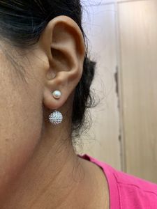 2 Way Swarovski Diamond Earrings