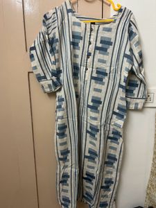 Blue &amp; White Kurti