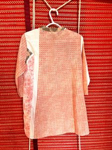 Printed Glitter Beautiful silk Kurta