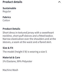 Puff-sleeved Dress