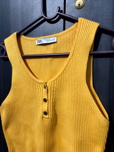 Zara Ribbed Tank Top