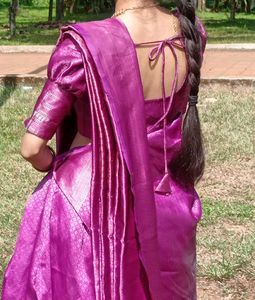 Purple Saree