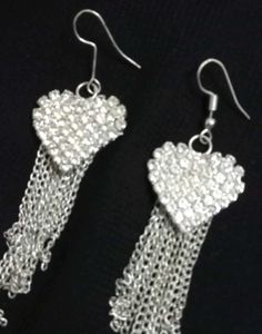 Heart Shape Diamond Earrings