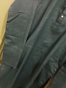 Dark Green Men's Kurta