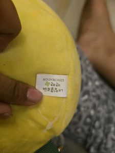 Cute Yellow  Bagpack X Plush Pillow
