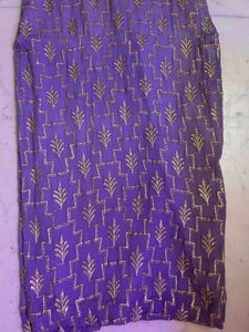 Chic Lavender Gold Embroidered Kurta Set