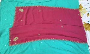 Shirt Shalwar Dupatta Nawratri Offer Silk Fabric