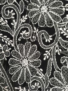 Black Embroidered Tunic Short Kurti