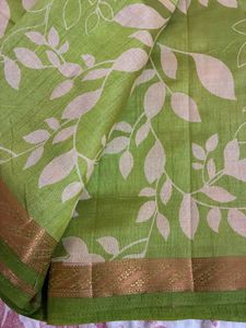 New Green Color Art Silk Saree
