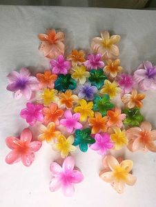 Floral Claw Hair Clips