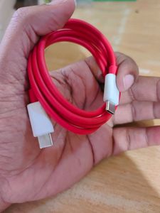 OnePlus type c to cee Cable red