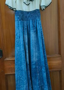 Denim dress