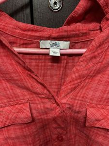 Cotton Shirt Pink Very Soft For Fomal And Casual