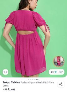 Tokyo Talkies Fuchsia Dress