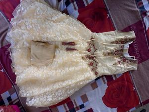 Net Heavy Gown For 9 To 12 Years Girl