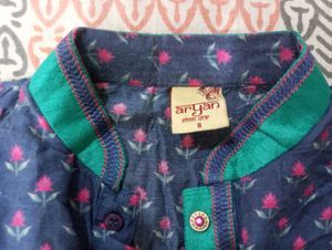 Floral Print Kurti Top