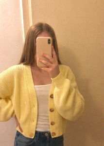H&amp;M  Knit Cropped Cardigan