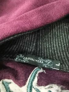 Sleeveless Purple Hoodie