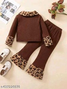 Adorable Leopard Print Baby Outfit