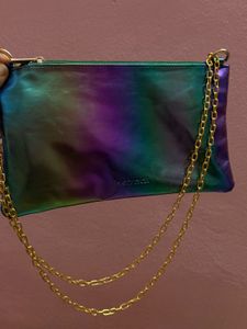 Teal color Fastrack Sling Bag
