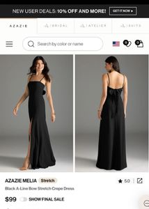 Elegant Black long Dress