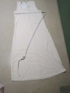 Brand New Cream Sleevless Dress