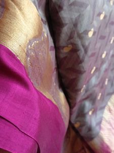 Burgady&amp;Mauve Rich Saree(Fresh Piece)