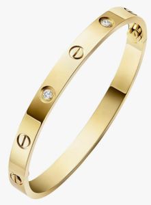 Anti tarnish love cartier bracelet (golden)