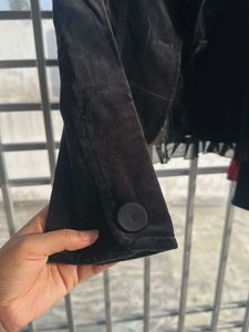 Velvet Blazers - Black and Red Combo