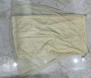 Net Lehanga With Satin Choli