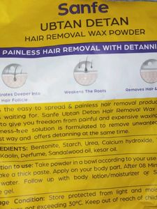 Sanfe Hair Removal Wax Powder