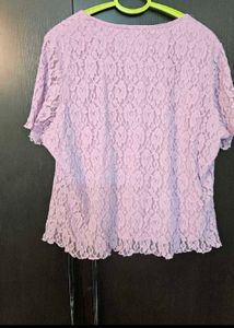 Lavender Net Plus Size Top 💜