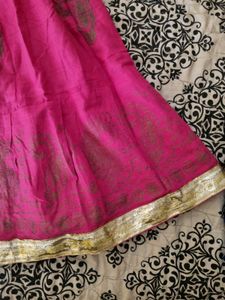 Vintage Pink Ethnic Skirt 🎀🪻