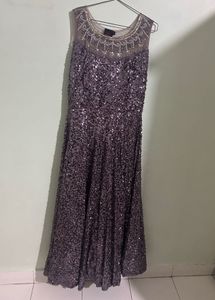 Sequin Embellished Evening Gown