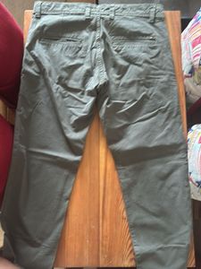 Olive Green Chinos - Casual Comfort