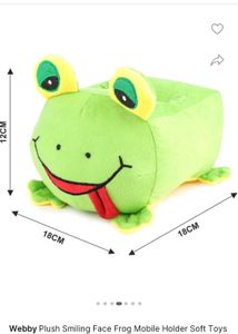 Frog Plush Phone Holder
