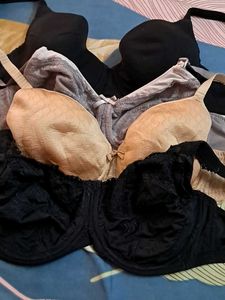 Combo Of Four Imported Fabric Bra