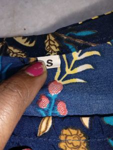 Elegant Floral Print Kurta