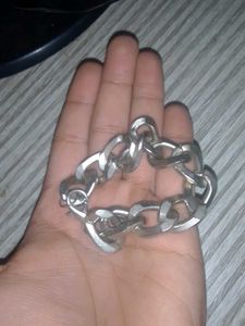 Chunky Silver Chain Bracelet