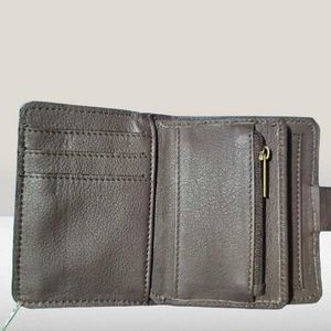 Tooled leather Mini Wallet