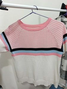 Striped Knit Top