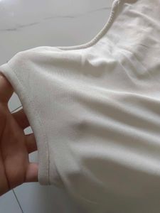 White Trendy Top