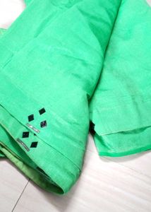 Pista Colour Saree